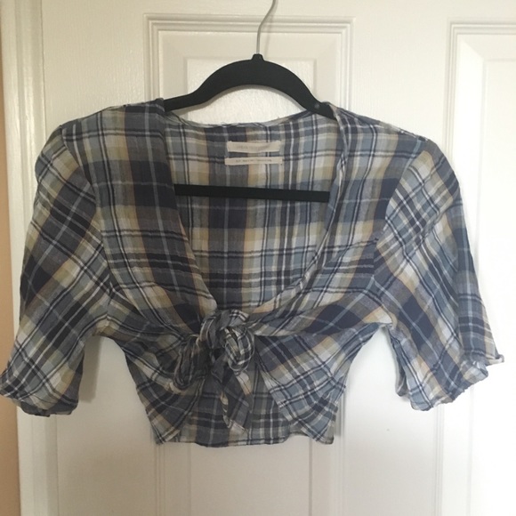 Plaid Crop Top - Picture 1 of 1